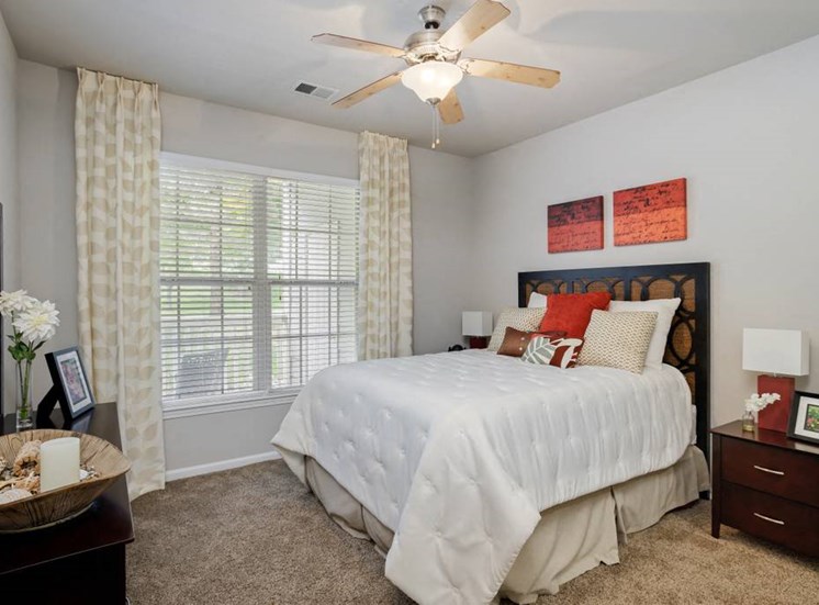 Master Bedroom Feels Large and Spacious with Impressive 9 Foot Ceilings and Walk-In Closets at Cambridge Square Apartments at Cambridge Square Apartments, Overland Park, KS 66211